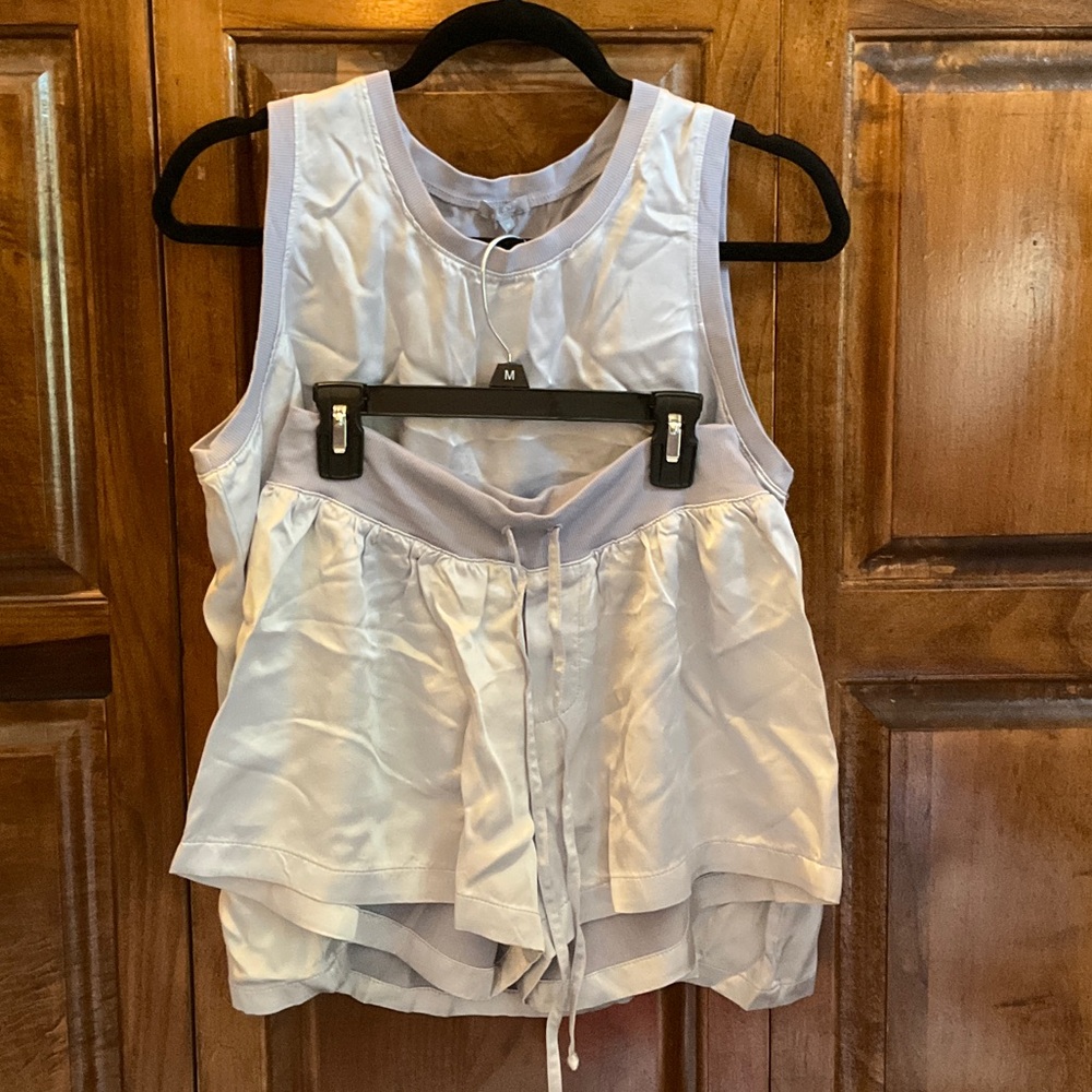 3 Piece Lavender Set- Tank,Short,Crop Hoodie by PJ Harlow